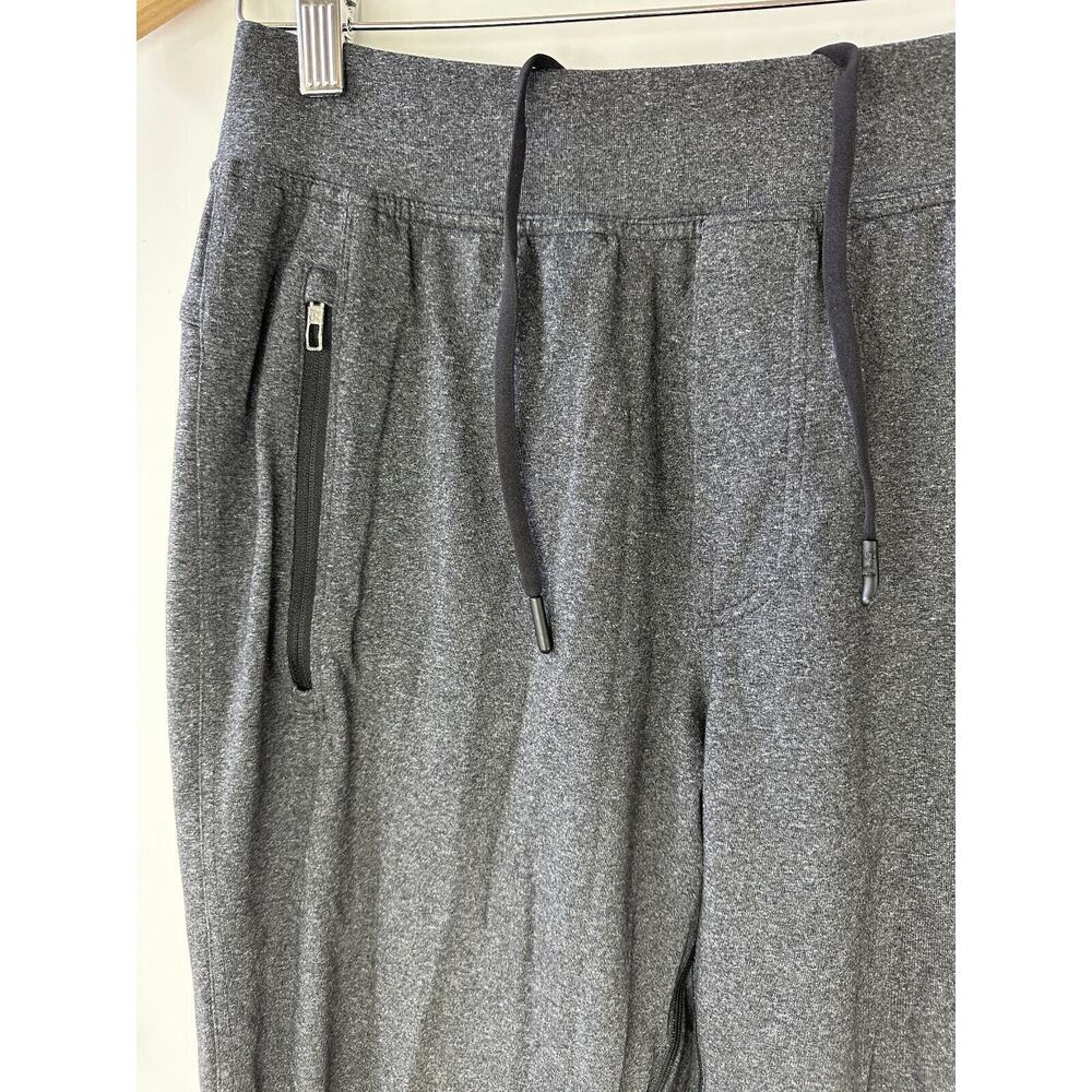Lululemon Discipline Pant Heathered Black Gray Stretch Pockets Men's Size Medium - Picture 3 of 16
